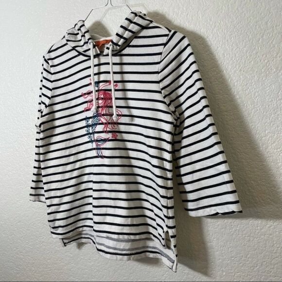 ModCloth Striped Mermaid Embroidered Hoodie size XS - Picture 11 of 13